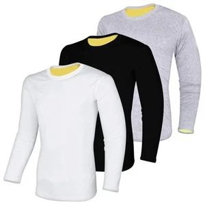 Motorcycle Motorbike Full Kevlar Lined T-shirt Long Sleeves Bike Shirt CE Armor - Picture 1 of 13