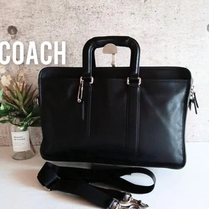 Good condition Coach Embassy All Leather 2-way bag for women and men briefcase - Picture 1 of 9