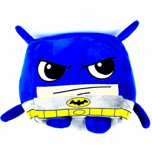 BATMAN Plush PILLOW from Six Flags 8in x 7in Square Soft - Picture 1 of 6