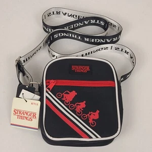 Loungefly Stranger Things Crossbody Mini Messenger Bicycle Bag Netflix New - Picture 1 of 7