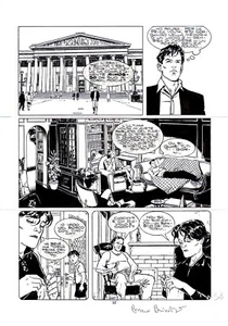BRUNO BRINDISI - Original Dylan Dog Brett Nr.61 " Terror aus der Unendlichkeit " S.52 - Bild 1 von 1