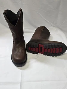 Rocky Men's Worksmart USA 11" WP Slip Resist Work Boot Brown RKK0453 Size 8 - Picture 1 of 14