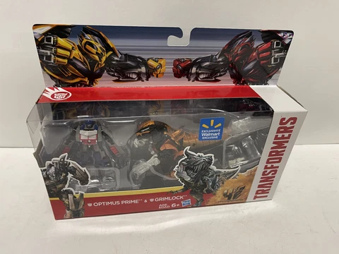 Transformers Generations Optimus Prime & Grimlock Age of Extinction Figures New Cover