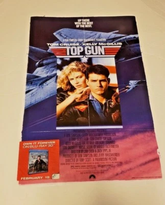 Top Gun (1986) (ReRelease 2013) 11x17 IMAX Original Promo Movie Poster Maverick