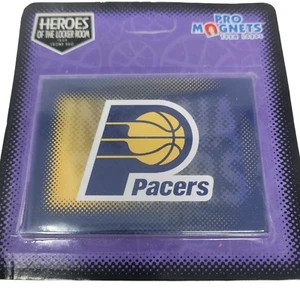 Pro Magnets Indiana Pacers Basketball Team NBA 1998 3 5/8" Wide New Sealed - Picture 1 of 4