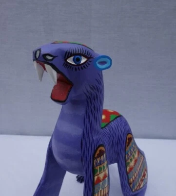 EPIFANIO FUENTES OAXACAN ALEBRIJE BEAR WOOD CARVING  EUC VINTAGE - Image 1 of 4