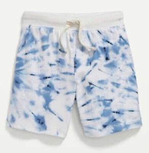 Old Navy Toddler Size 3T ~ White Functional Drawstring Jersey Shorts .. Tie Dye - Picture 1 of 2