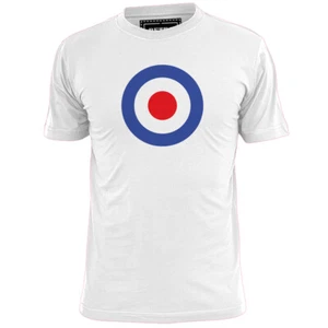 Mens Mod Target T Shirt Scooters Vespa Lambretta Jam Weller Who Quadrophenia - Picture 1 of 2