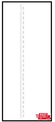 Shelftrack 48 дюймов L белый стандартный опорный кронштейн полочный трек - Изображение 1 из 2