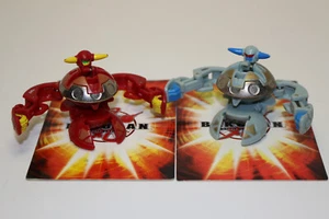 Bakugan Battle Brawlers Premo Volcan 640g Red Pyrus, 680g Gray Haos Heavy Metal - Bild 1 von 14