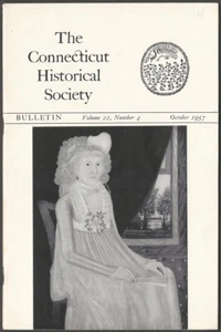 Connecticut Historical Society Bulletin October 1957 -Little-Known CT Artists - Imagen 1 de 2