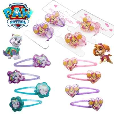 PAW PATROL Haarspange 2er Set Skye Everest Chase Mädchen Baby Kleinkind Schleifen Geschenk
