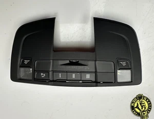 13-16 PORSCHE BOXSTER CAYMAN 911 FRONT OVERHEAD CONSOLE DOMELIGHT LAMP BLACK 40k - Picture 1 of 7