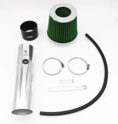 AirX Racing Black-Green For 2004-2006 Acura MDX 3.5L V6 Air Intake Kit + Filter - Image 1 of 4