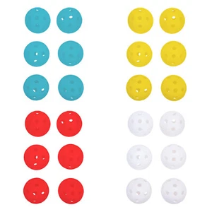 Pure4Fun Interior Pickleballs 6-Pack Entrenamiento Práctica Elegir Color - Imagen 1 de 6