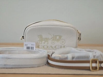 COACH 79212 -CONVERTIBLE BELT BAG WITH HORSE AND CARRIAGE IM/CHALK - Image 1 of 4