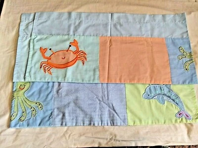 Juego de 2 cenefas Tiddliwinks cuna ventana vivero animales marinos pulpo delfín  Foto 1 de 4