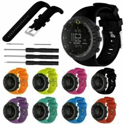 Für SUUNTO CORE All Black SS014279010 Silikon Uhrenarmband Armband Band Strap - Bild 1 von 4
