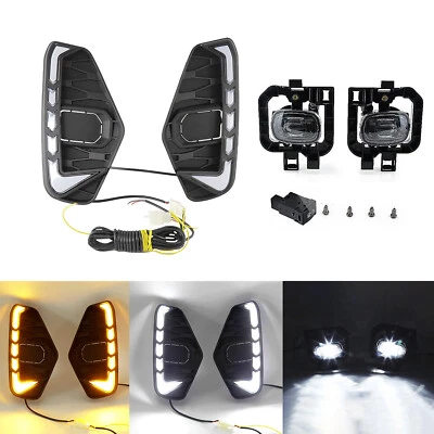 LED Fog Lamp Daytime Running Light For Nissan Navara NP300 Frontier 2020-2022 - Image 1 of 4