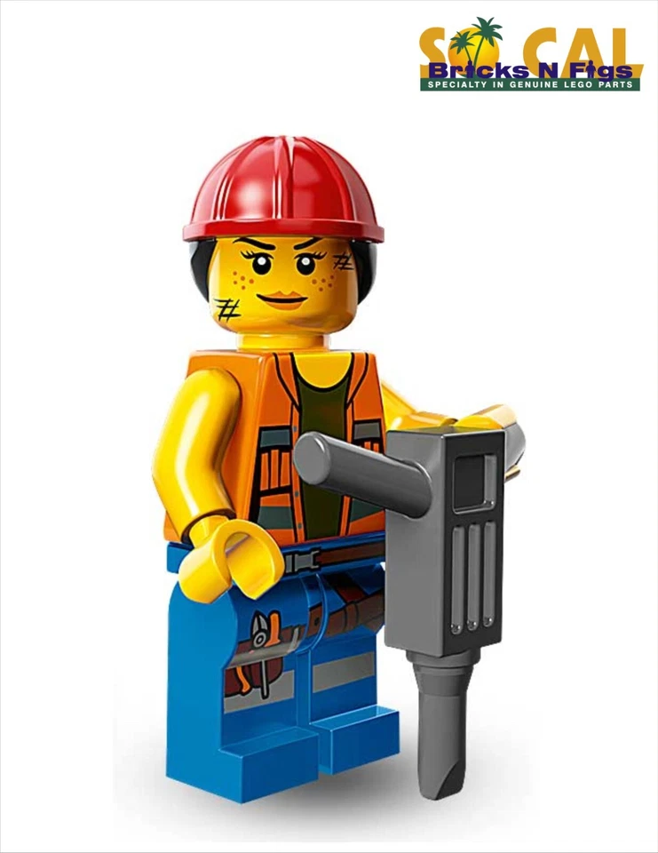 LEGO The Lego Movie 71004 Gail the Construction Worker NEW - Image 1 of 1