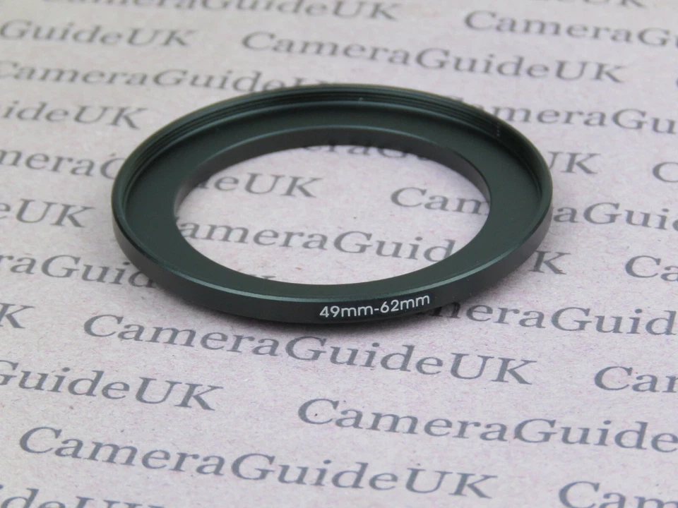 49mm-62mm Male-Female Stepping Step Up Filter Ring Adapter 49mm-62mm  - Image 1 of 2