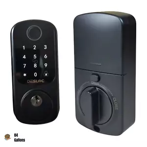 DESLOC B200 Schlüsselloses Türschloss Fingerabdruck Smart (schwarz) - Bild 1 von 17