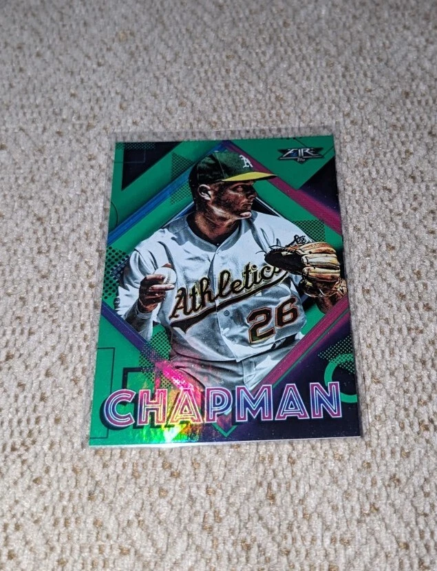 2020 MATT CHAPMAN TOPPS FIRE GREEN /199 (A'S)