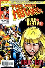 New Mutants Truth or Death #1 VG 1997 Stock Image Low Grade