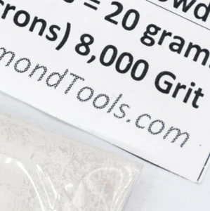 Polvo de diamante pulido 200.000 a 400 grano malla peso - 100 quilates - 20 gramos - Imagen 1 de 121