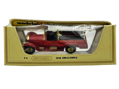Modelos Matchbox de camión de bomberos Rolls Royce de antaño 1920 Y-6 de colección 1978 Foto 1 de 2