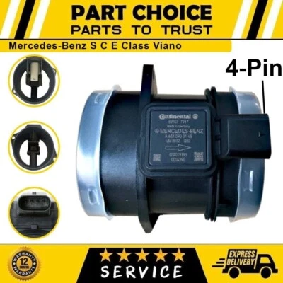 MASS AIR FLOW SENSOR METER Fits Mercedes-Benz S C E Class Viano Sprinter - Image 1 of 4