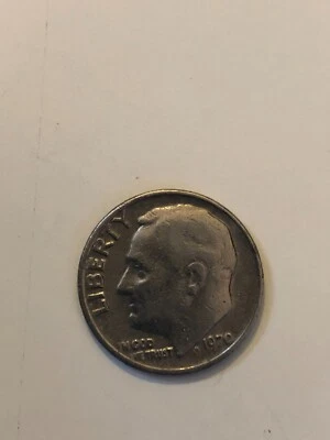 1970 Roosevelt Torch one dime coin  - Image 1 of 2