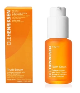 OLE HENRIKSEN Truth Serum - Vitamin C Collagen Boosted FULL SZ 1oz ~ New in Box - Picture 1 of 5