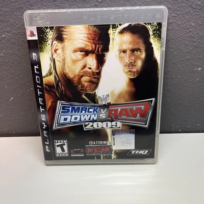 WWE SmackDown vs. Raw 2009 Featuring ECW (PlayStation 3) CIB  - Image 1 of 4