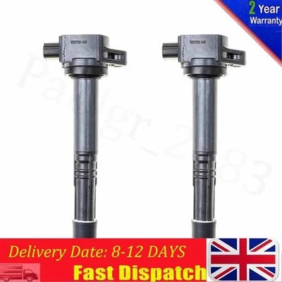 2x Ignition Coil 30520-R40-007 For Honda Civic Accord Coupe Sedan CR-V Crosstour - Image 1 of 4
