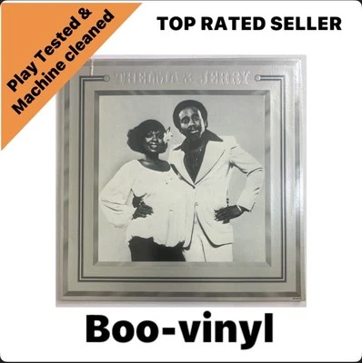 Thelma Houston & Jerry Butler - Thelma & Jerry - Vinyl LP Record Soul EX / EX - Image 1 of 4
