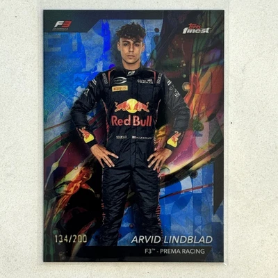 Topps Finest Formula 1 F1 #45 2024 Arvid Lindblad azul/200 Foto 1 de 2