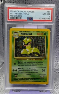 VICTREEBEL 1999 Pokemon Jungle No Symbol Holo #14 Graded PSA 8 NM-MT - Picture 1 of 2