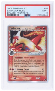 2006 Pokemon Ex Dragon Frontiers Latias Ex Holo #95 PSA 9 - Picture 1 of 2