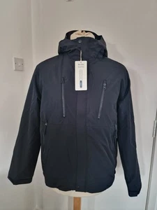 Hollister Mens Hooded Shell Jacket. Small. Black. New With Tags. RRP £89 - Picture 1 of 12