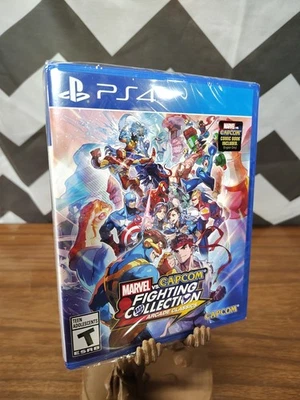 Marvel vs Capcom Fighting Collection Arcade Classics PS4 w Comic Book New Sealed - Image 1 of 3