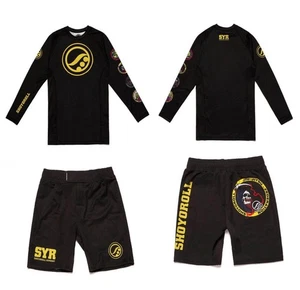 Shoyoroll Batch #106: Unit DEA Rash Guard LS & Short Set Bjj Brazilian Jiu Jitsu - Picture 1 of 9