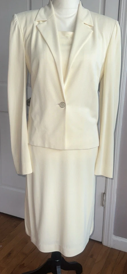 Runway Design GianFranco Ferre women 3pcs Suit Jacket  Skirt Vest  SZ8 New - Image 1 of 4