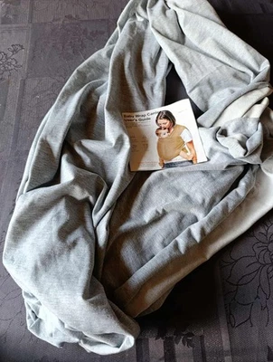 Echarpe de portage, grise, Happy Walk, comme neuve - Photo 1/3