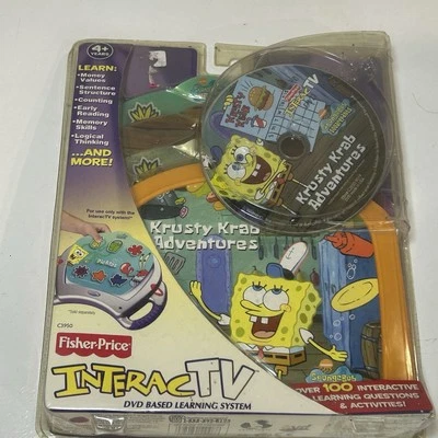 Sponge Bob SquarePants Fisher-Price InteracTV DVD Krusty Krab Adventures - Image 1 of 4