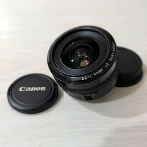 Canon EF 28mm F2.8 Lens Canon EF Mount 52mm Filter 5 Groups Compact - Picture 1 of 1
