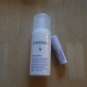 Caudalie Vinoperfect Brightening Micropeel Foam 100ml & Lip Conditioner 4.5g - Picture 1 of 3