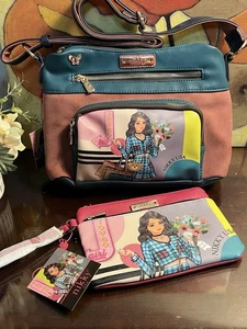 Umhängetasche Nikky von Nicole Lee Nikky geht einkaufen + Kosmetiktasche Neu mit Etikett - Bild 1 von 24