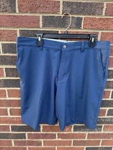 Pantalones Cortos Adidas Para Hombre 36 Azul Sólido Rendimiento Golf Informal Chino Elástico - Imagen 1 de 3
