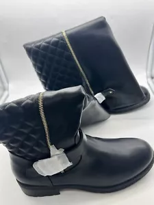 DREAM PAIRS Women's Knee High Boots Low Heel Riding Boots Round Toe SIZE 10 - Picture 1 of 9